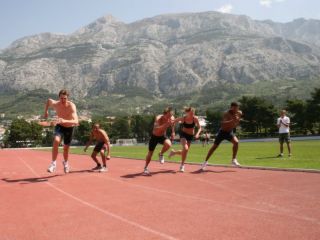 Trainingslager im Hotel in Tucepi (Kroatien)